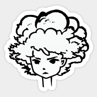 Cloudy mind Sticker